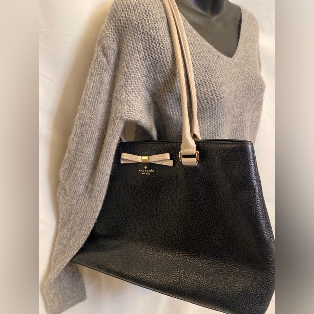 KATE SPADE MARYANNE HENDERSON STREET PEBBLED LEATHER SHOULDER BAG PURSE